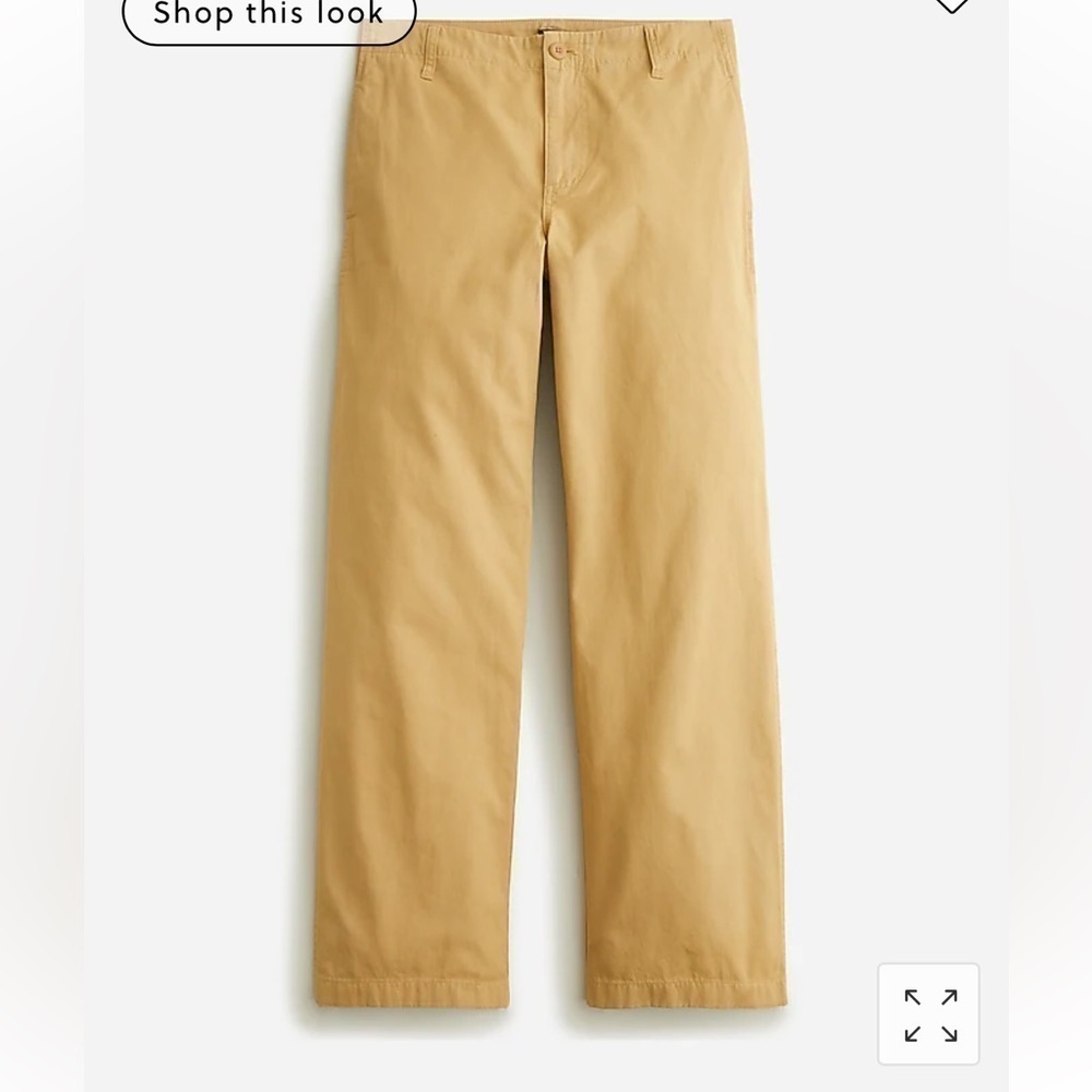 J Crew Sailor Heritage Chino Pants Honey Brown size 25 NWT - Picture 11 of 11